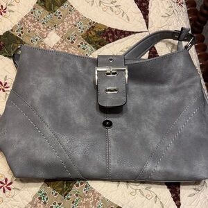 Elegant Gray Women's Handbag